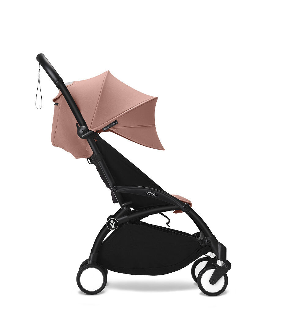 Stokke® YOYO3® 6+ Black Frame. Ginger. Extended Canopy. galery image 9